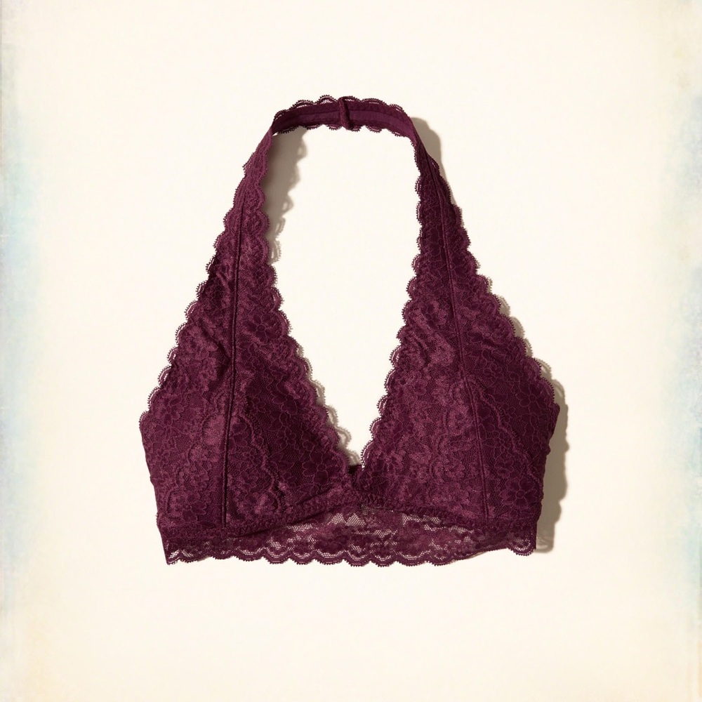 Gilly Hicks Lace Halter Bralette